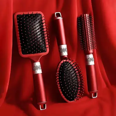 Red Hair Curling Comb for Women