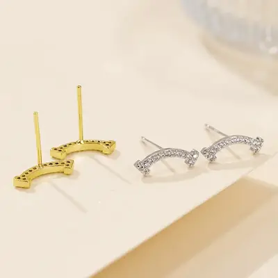 Korean Style Zircon Earrings for Women