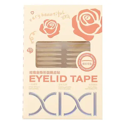 Xixi Invisible Eyelid Sticker Rose Gold Olive Double
