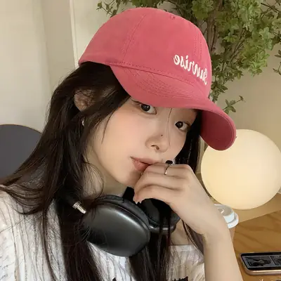 Women Sun-Proof Letter Embroidered Baseball Caps 2024