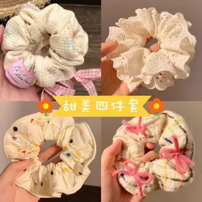 Ballet Style Hair Bands with Bow Riffles