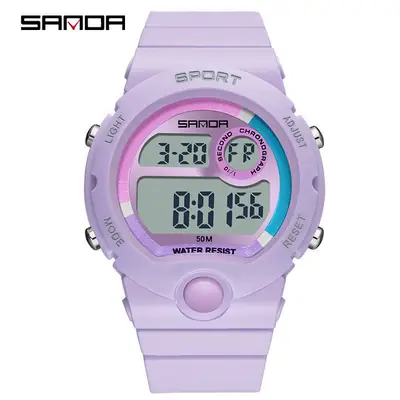 Sanda Waterproof Luminous Digital Watch for Men