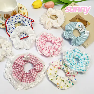 Sweet Girl Lace Hair Band for High Ponytail