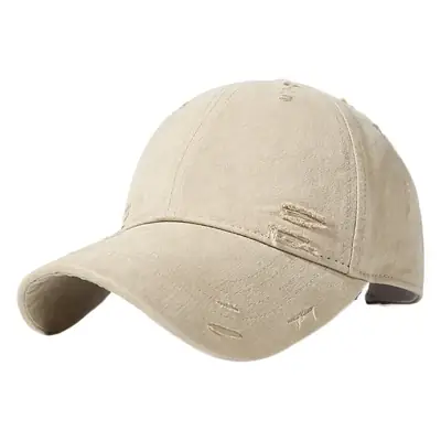 Women Baseball Cap Peaked Hat Solid Color All Match