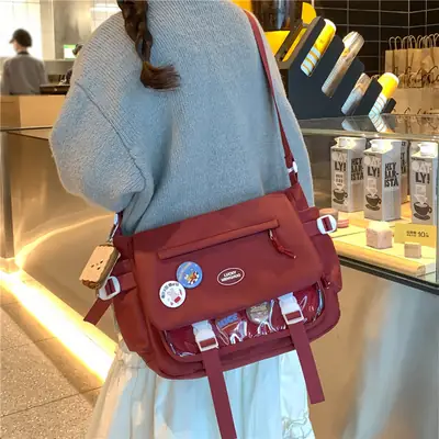 2026 White Shoulder Bag for Women College Students