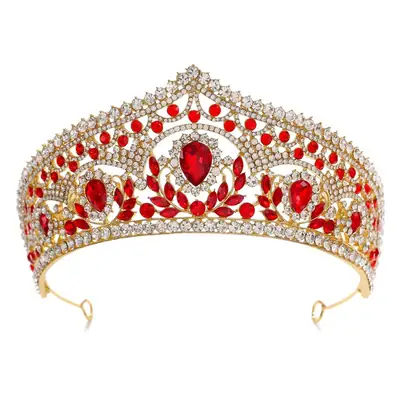 Women's European Bridal Crown Headdress with Crystal Embellishment