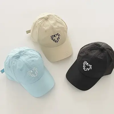 Women Korean Style Sunproof Beaded Cap White Purple