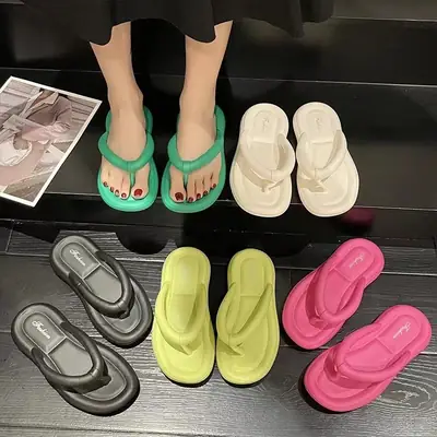 New Summer Slip-On Flip Flops Women's Korean Style
