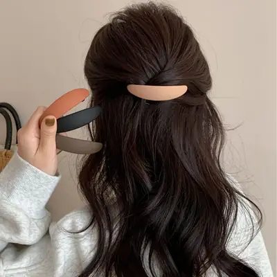 French Retro Side Clip Hairpin for Bangs & Head Cover