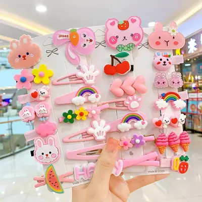New Baby Girl 14-Piece Hairpin Set Cute Bangs Clip