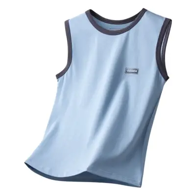 Children's Sleeveless Vest Light Blue Summer Wear