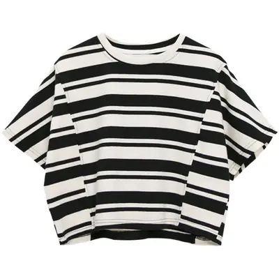 Kids Striped T-Shirt Short Sleeve Boys Summer Wear