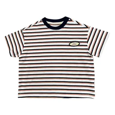 Kids Striped T-Shirt Boys 2025 Korean Style