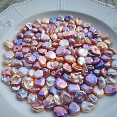 Baroque Alien Pearl Colorful Light Freshwater Pearl DIY Handmade Necklace Pendant Earrings Bracelet