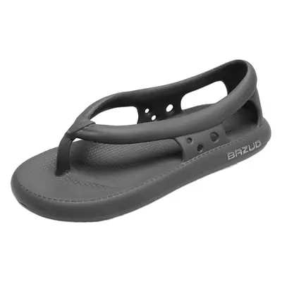 Men's Gray Brizo Non-Slip Flip Flops Summer