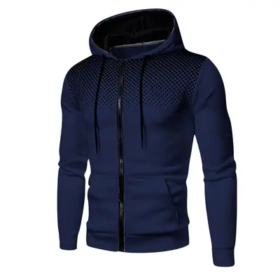 Red Mesh Hoodie for Men, Casual Style, Winter