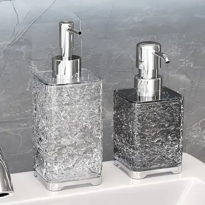 Travel Push-Type Glass Sanitizer Storage Bottle
