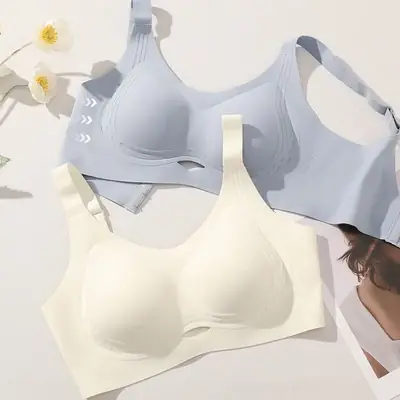 Nude Seamless Wireless Breast Conecting Vests