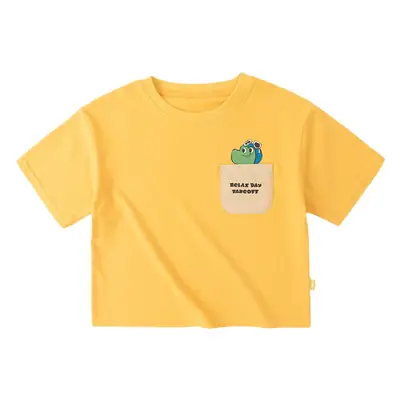 Dudu Boys Camping T-Shirt Striped Summer