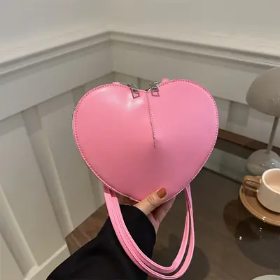 Women Heart-Shaped Underarm Bags 2024 Summer