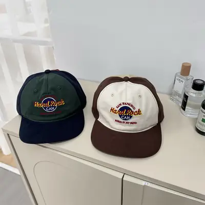 American Retro Letter Embroidered Baseball Cap Men Women Summer Street Hip Hop Peaked Cap