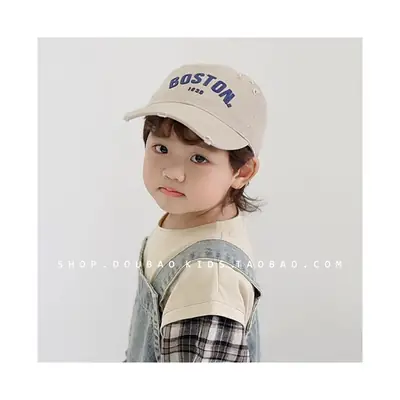 Boston 12345 Printed Baseball Cap for Boys