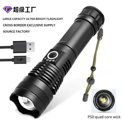 Aluminum Alloy LED Telescopic Zoom Flashlight