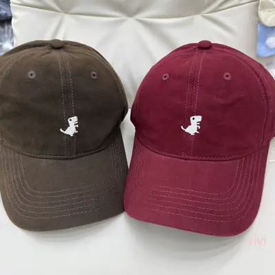 Korean Style Little Dinosaur Cap for Women Autumn Windproof