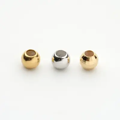 18K Gold Adjustable Beads for Jewelry Making