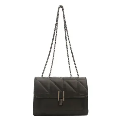 Women Rhombic Chain Shoulder Bag Pink Small Crossbody Phone Bag