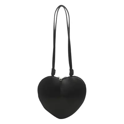 Heart Shape Black Underarm Bag for Women