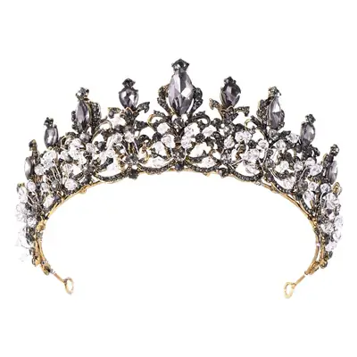 European-style Rhinestone Bridal Crown for Weddings