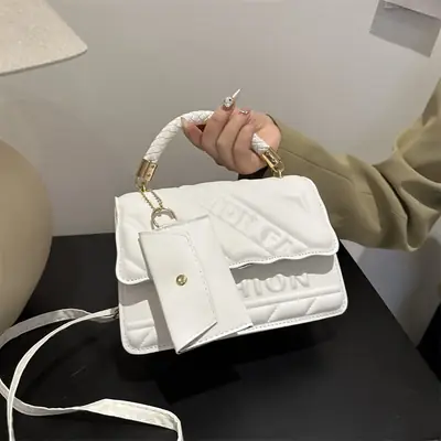 2024 Summer Women's Brown Fendi Inspired Shoulder Bag