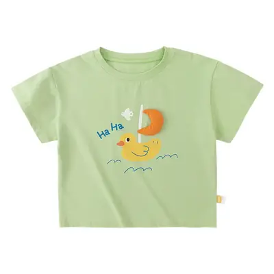 Dudu Baby T-shirt Light Green Short Sleeve Summer