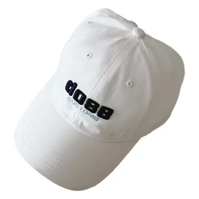 White Embroidered Baby Cap with "Yipan" Logo