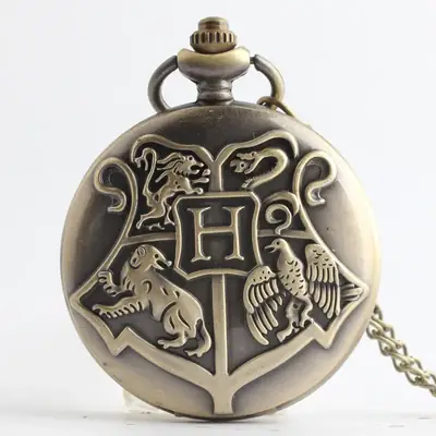 Harry Potter Hogwarts School of Magic Memorial Pocket Watch