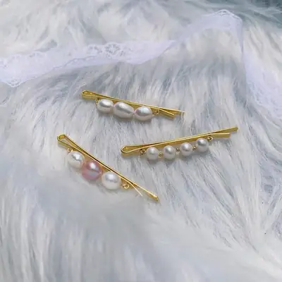 Natural Freshwater Pearl Hairpin for Women