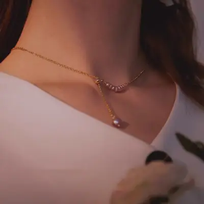 Women's Pearl Clavicle Necklace Light Luxury All Match
