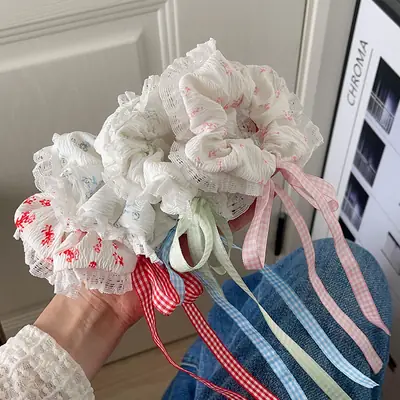 New Spring Hair Bands with Lace & Ribbons