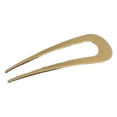 Large U-Shaped Hairpin with Gold & Silver Finish