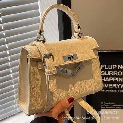 Light Blue Kelly Style Shoulder Bag for Women 2026