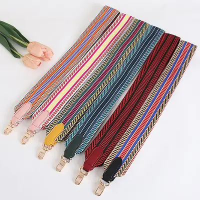Women Adjustable Multi Color Crossbody Strap