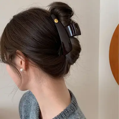 New Brown Hairpin Clip for Women