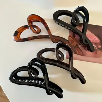Matte Large Love Clip Women's Hair Clip 2024