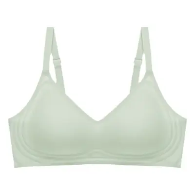 Women's Push Up Seamless Underwear Summer Thin Cup Glossy