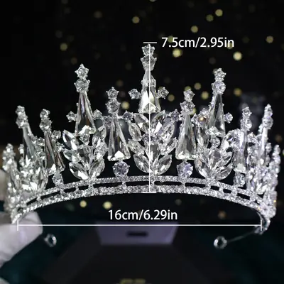 Crystal Bridal Crown Princess Queen Accessories Wholesale