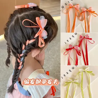 Girls Bow Hair Clips for Braided Hair Princess Style