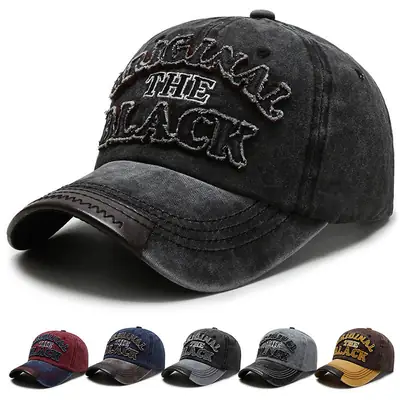 Men's "Run The Mac" Embroidered Cap Brown