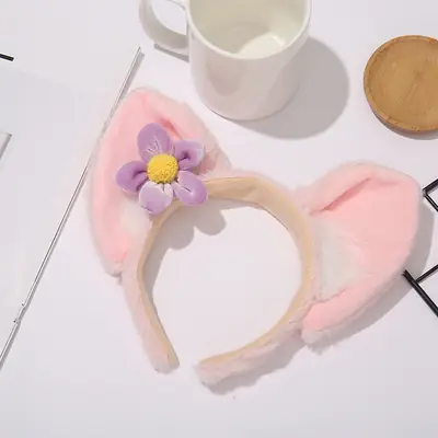 Cute Plush Bear Ear Headband for Girls
