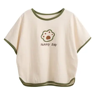 Kids Colorblock T-Shirt Summer Short Sleeve Korean Style